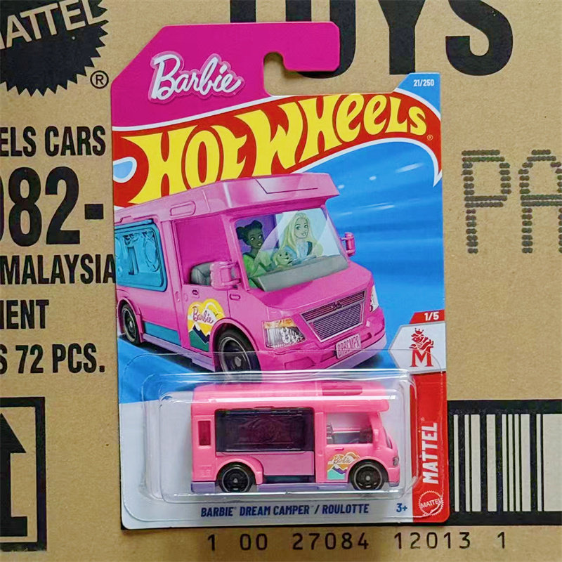 Mattel Toy Barbie - سيارات هوت ويلز للأولاد 21 قطعة
