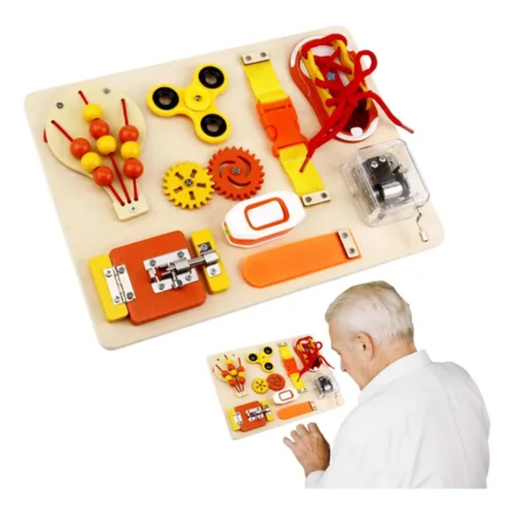 Kids Education Gift - ألعاب لوحة مونتيسوري الخشبية التفاعلية للأطفال