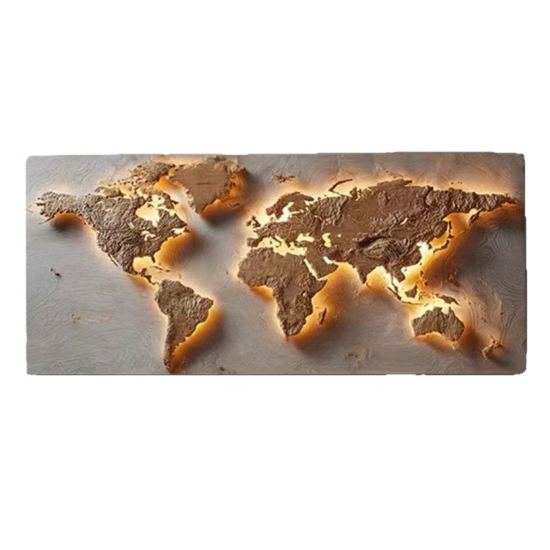 Puzzle Map World - خريطة العالم على شكل لغز للتعليق