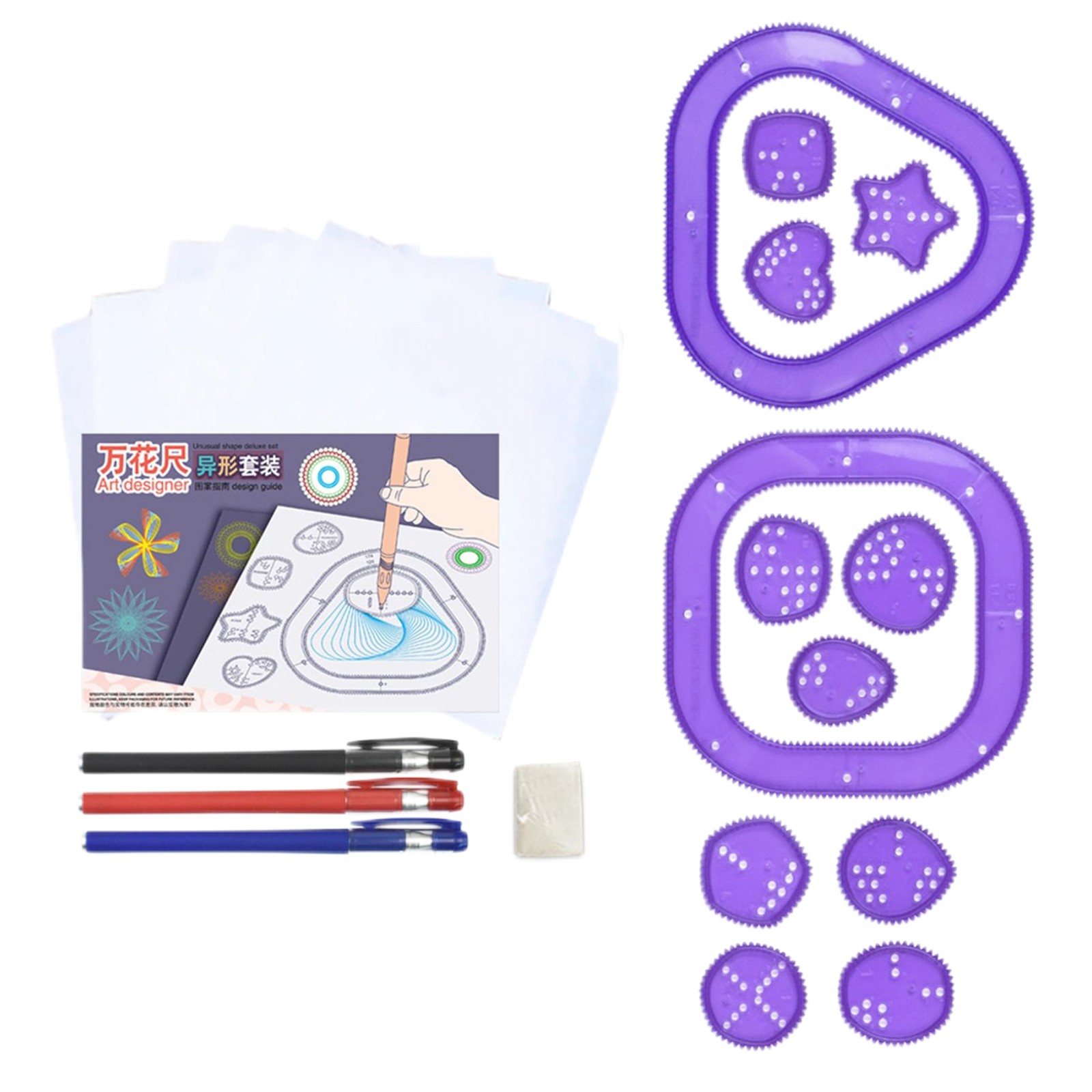 مجموعة سبيروغراف ملونة للأطفال - مراجعة Kids Education Gift وسعره
