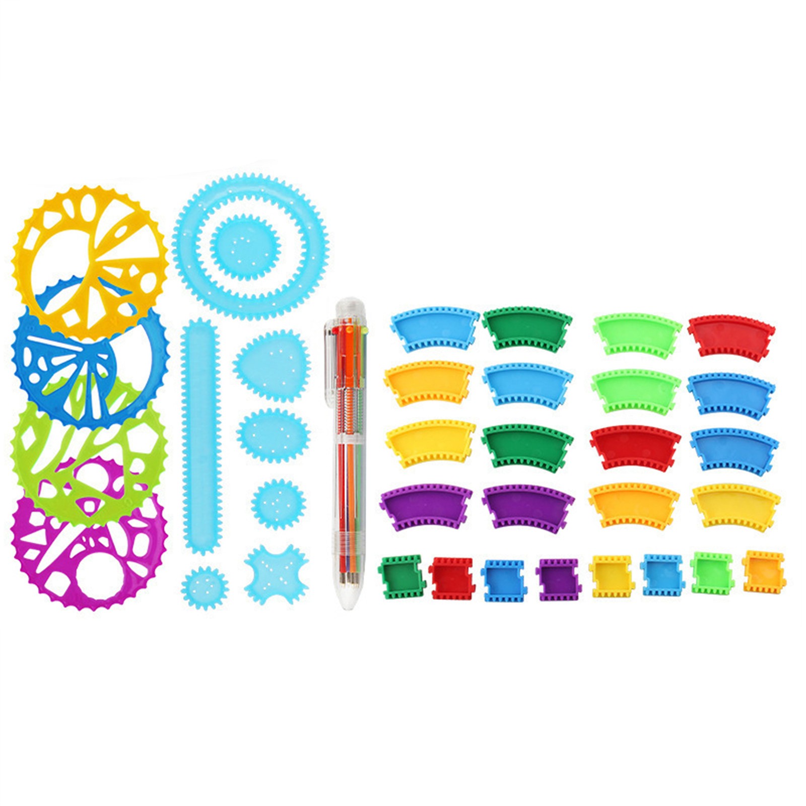 مجموعة سبيروغراف ملونة للأطفال - مراجعة Kids Education Gift وسعره
