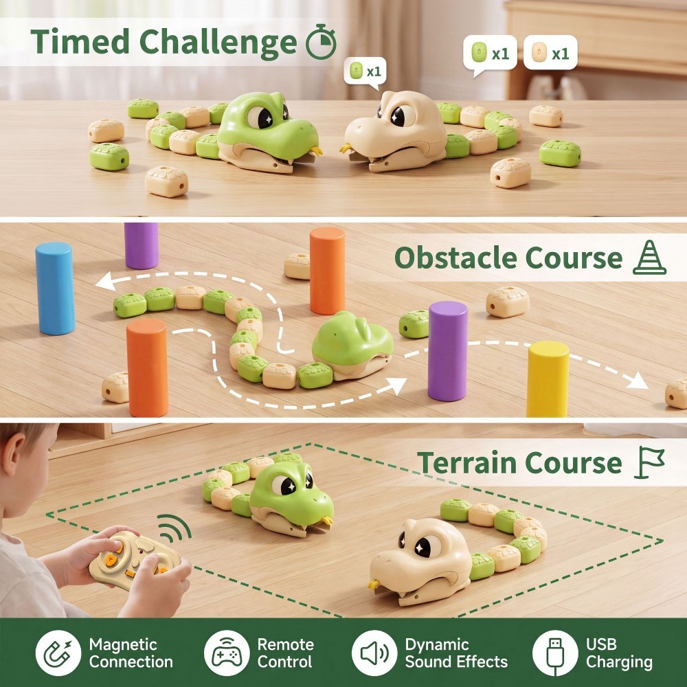 لعبة سيارة الثعبان المغناطيسي  - مراجعة Kids Education Things وسعره