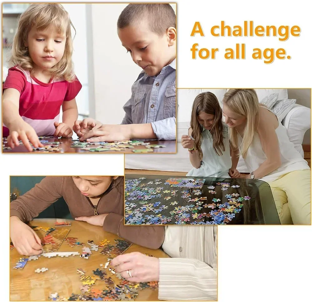 120/300/500/1000 قطعة فراشة خر - مراجعة Puzzle Map World وسعره