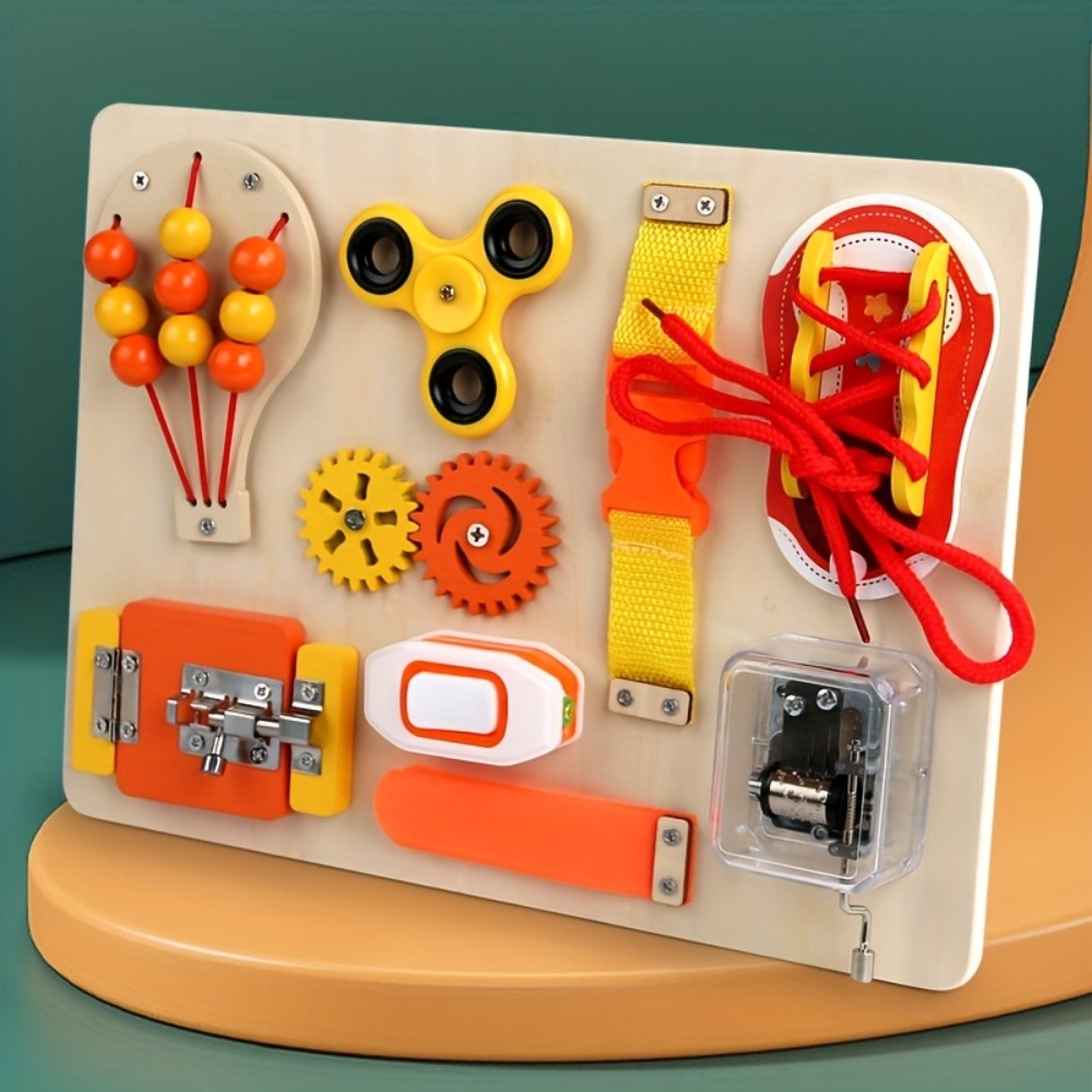 ألعاب لوحة مونتيسوري الخشبية ا - مراجعة Kids Education Gift وسعره