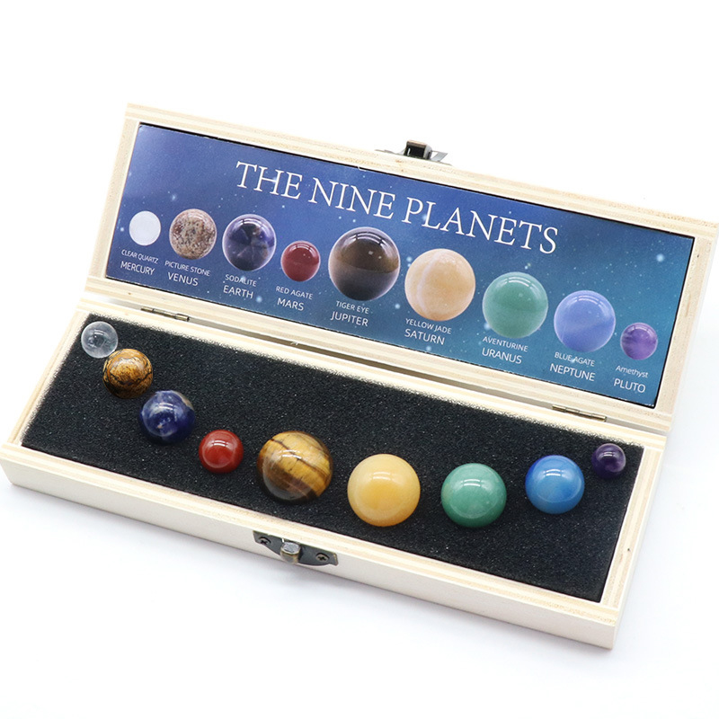كريستال طبيعي 8 9 كواكب كرة نظ - مراجعة Solar System Model وسعره