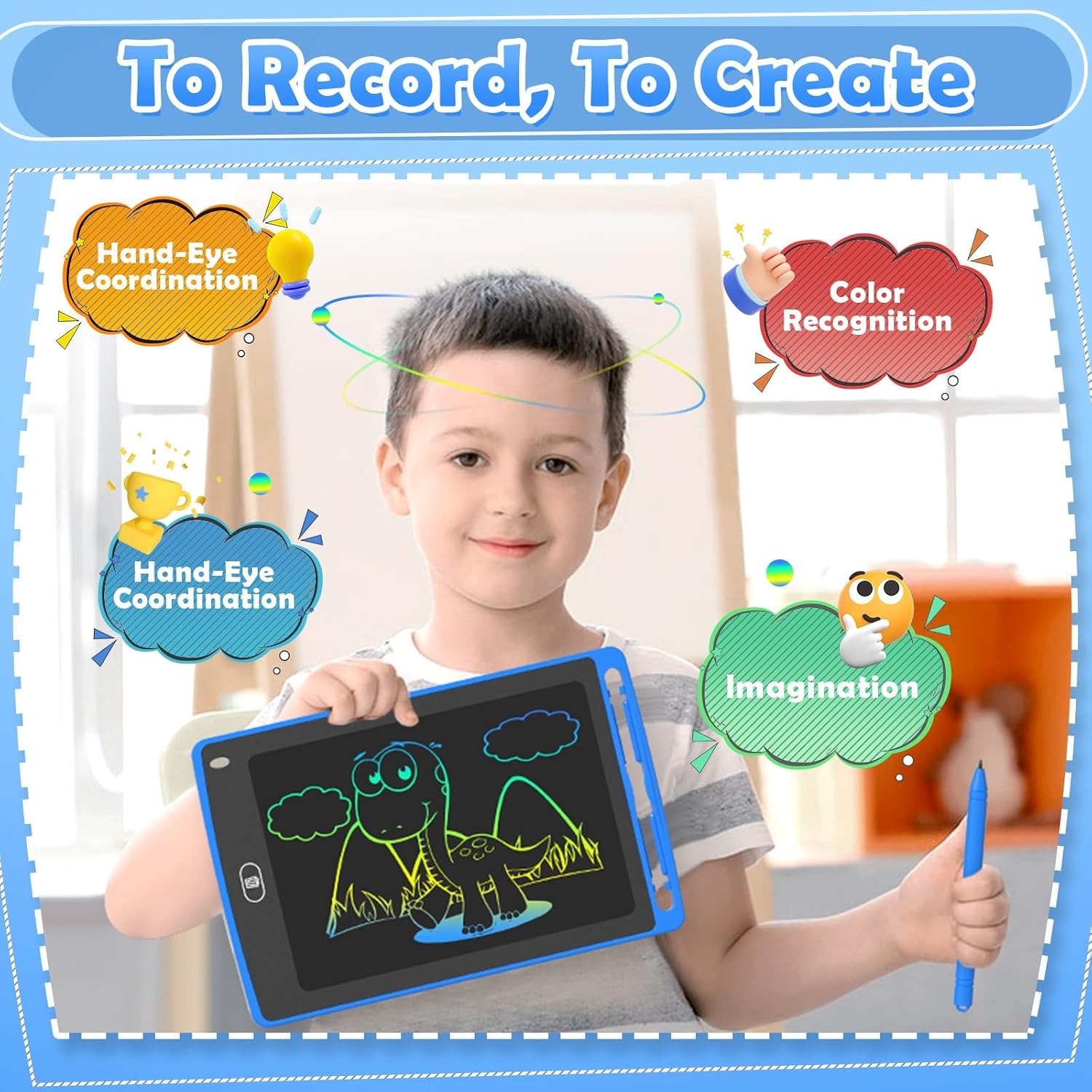 لوح كتابة LCD للأطفال، لوح رسم - مراجعة Kids Education Things وسعره