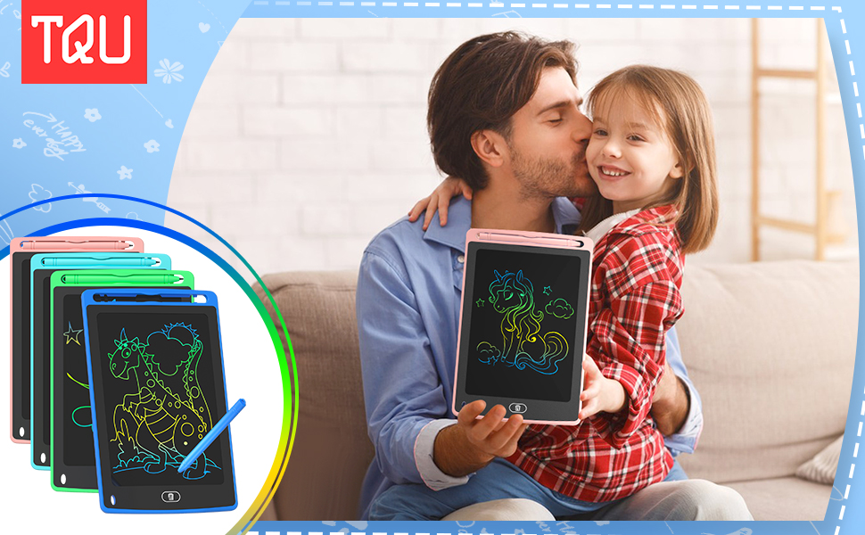 لوح كتابة LCD للأطفال، لوح رسم - مراجعة Kids Education Things وسعره