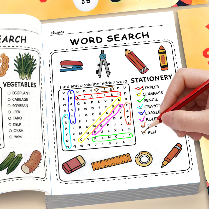 كتاب البحث عن الكلمات: ألغاز ك - مراجعة Kids Education Related وسعره