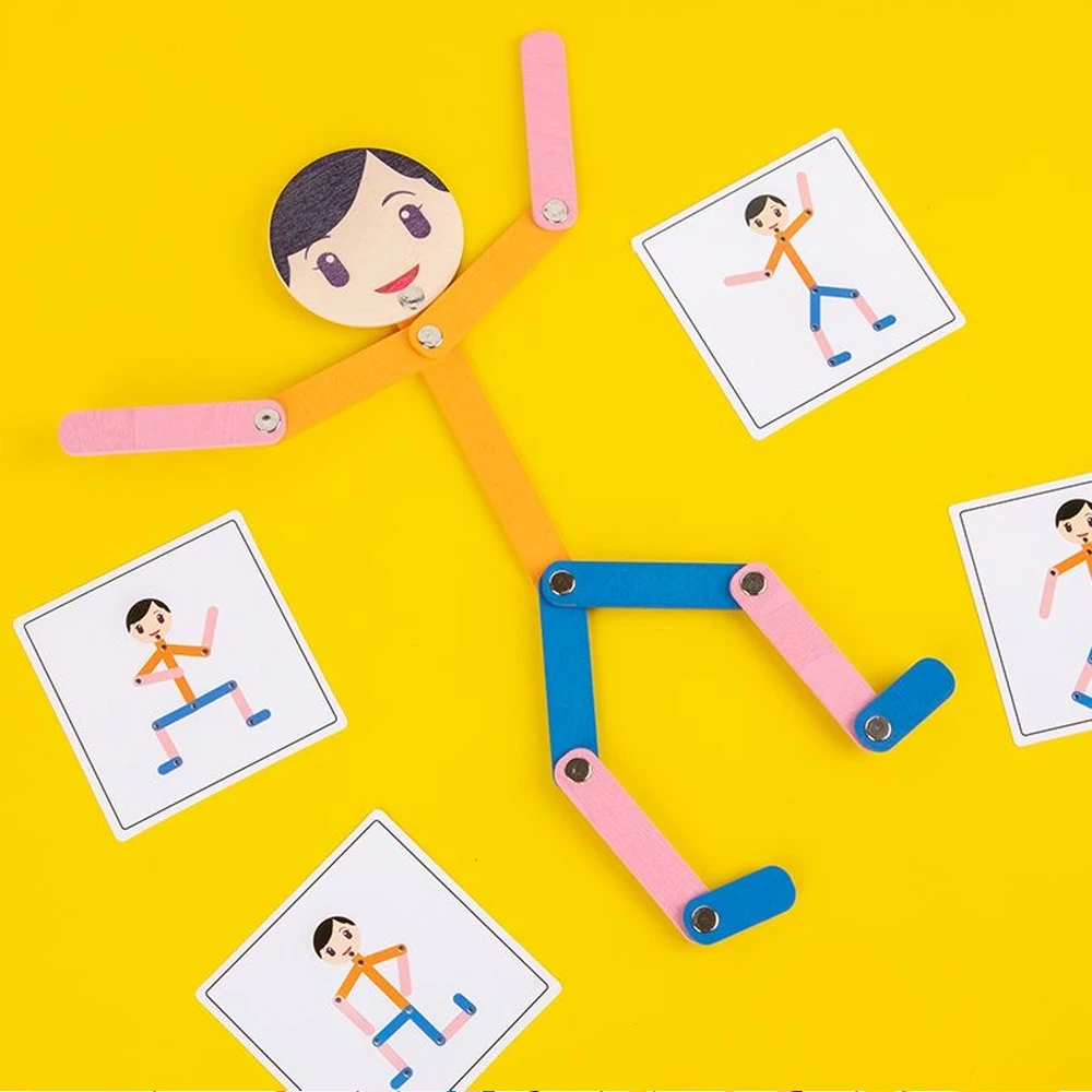 الرياضة رجل خشبي المواد DIY لغ - مراجعة Human Body Puzzle وسعره